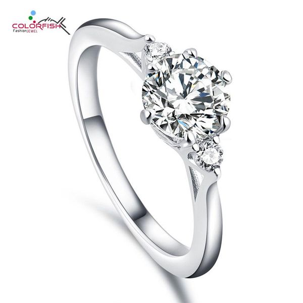 cluster rings colorfish real 925 sterling silver round cut cubic zirconia three stone engagement ring for women anniversary promise jewelry, Golden;silver
cluster rings colorfish real 925 sterling silver round cut cubic zirconia three stone engagement ring for women anniversary promise jewelry, Golden;silver