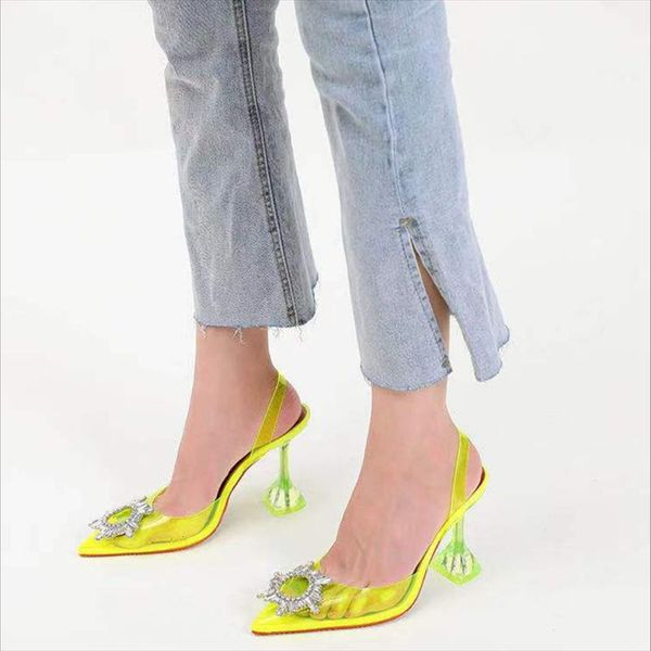 dress shoes summer transparency sandals women high heels pumps thin pointed toe lady pump, Black
dress shoes summer transparency sandals women high heels pumps thin pointed toe lady pump, Black