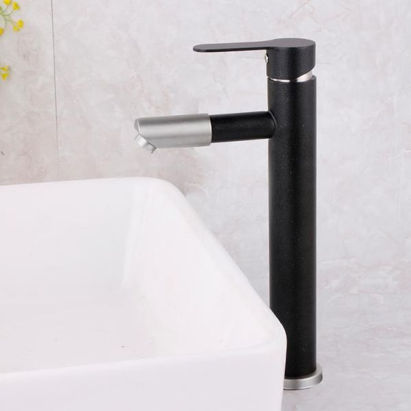 bathroom sink faucets 305mm high basin faucet bla painting brushed spray mouth mixer 304 stainless steel
bathroom sink faucets 305mm high basin faucet bla painting brushed spray mouth mixer 304 stainless steel