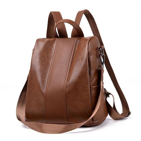 backpack women's korean version 2021 fashion casual versatile bag soft leather simple mummy
backpack women's korean version 2021 fashion casual versatile bag soft leather simple mummy