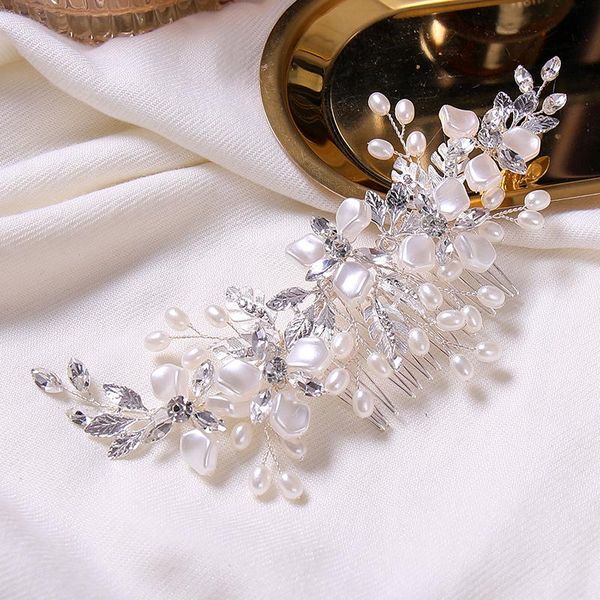 hair clips & barrettes bridal comb silver color rhinestone crystal leaves accessories flower headpiece women ornaments wedding jewelry, Golden;silver
hair clips & barrettes bridal comb silver color rhinestone crystal leaves accessories flower headpiece women ornaments wedding jewelry, Golden;silver