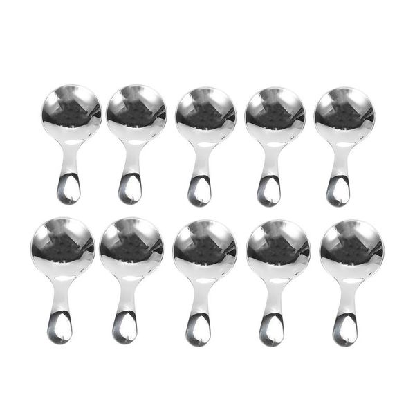 spoons 10 pcs stainless steel short handle mini salt condiments spoon dessert tea coffee spoons,silver
spoons 10 pcs stainless steel short handle mini salt condiments spoon dessert tea coffee spoons,silver