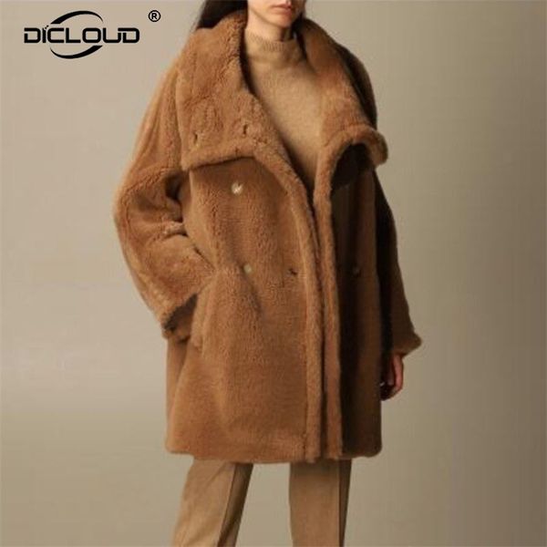 luxury brand fashion teddy bear jacket coat winter chic big collar faux fur coats warm padded jackets laides long outerwear 211018, Black
luxury brand fashion teddy bear jacket coat winter chic big collar faux fur coats warm padded jackets laides long outerwear 211018, Black