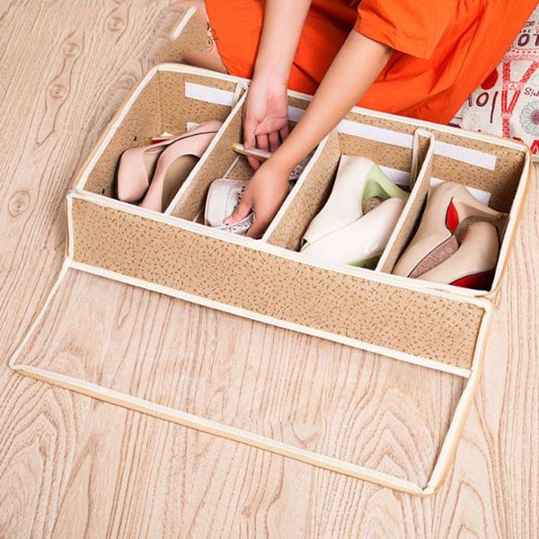 storage boxes & bins 4 girds fabric shoes bag for home organizer long boots foldable transparent window handle zipper combination box
storage boxes & bins 4 girds fabric shoes bag for home organizer long boots foldable transparent window handle zipper combination box