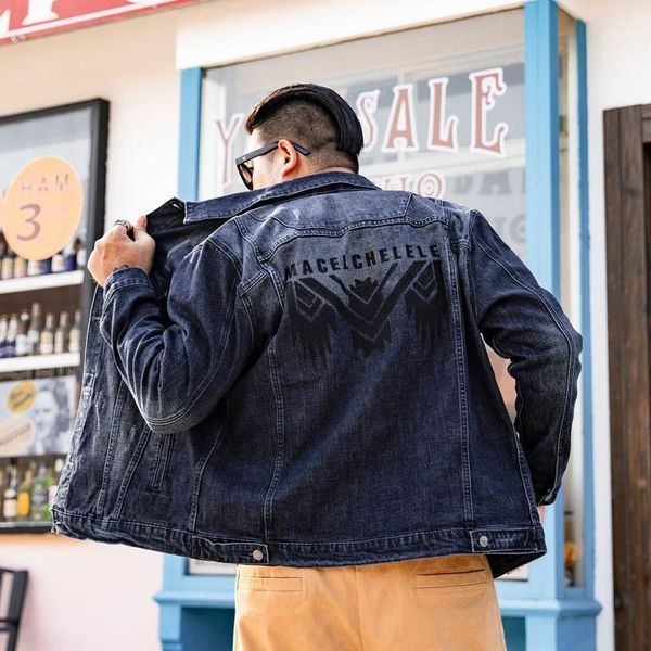 men's jackets plus size 6xl 7xl 8xl brand denim jacket large clothes autumn winter back letter embroidery oversize jeans jacket1, Black;brown
men's jackets plus size 6xl 7xl 8xl brand denim jacket large clothes autumn winter back letter embroidery oversize jeans jacket1, Black;brown