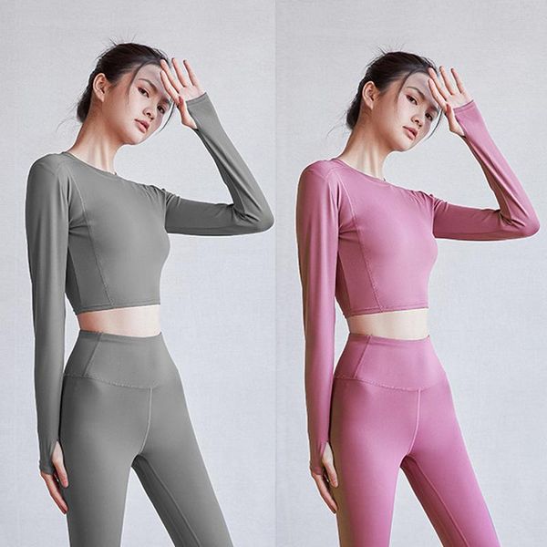 high elasticity sports long sleeve workout women's quick-drying yoga moisture wicking fitness suit seamless tight-fitting outfit
high elasticity sports long sleeve workout women's quick-drying yoga moisture wicking fitness suit seamless tight-fitting outfit
