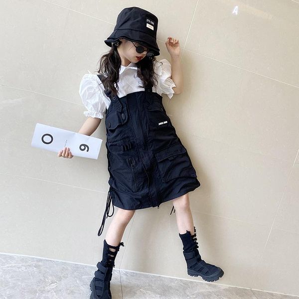 clothing sets girls foreign style suit 2021 summer girl shirt sweet cool functional strap skirt two-piece, White
clothing sets girls foreign style suit 2021 summer girl shirt sweet cool functional strap skirt two-piece, White