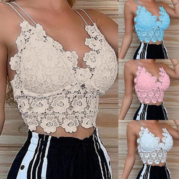 women deep v neck spaghetti strap floral lace bralette crop sheer unpadded bra mesh u0f8 women's tanks & camis, White
women deep v neck spaghetti strap floral lace bralette crop sheer unpadded bra mesh u0f8 women's tanks & camis, White