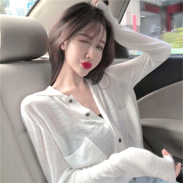 tees t-shirt knitted ice silk breathable early spring thin coat with air conditioning cardigan, sunscreen cloth, women's 2021 long sle, White
tees t-shirt knitted ice silk breathable early spring thin coat with air conditioning cardigan, sunscreen cloth, women's 2021 long sle, White