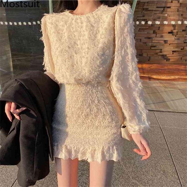 spring korean fashion mini dress women long sleeve o-neck elastic waist elegant streetwear pencil vestidos dresses 210518, Black;gray
spring korean fashion mini dress women long sleeve o-neck elastic waist elegant streetwear pencil vestidos dresses 210518, Black;gray