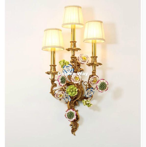 modern copper wall lamp golden w36cm h70cm 3l ceramic sconce lighting light decoration ac 100% d
modern copper wall lamp golden w36cm h70cm 3l ceramic sconce lighting light decoration ac 100% d