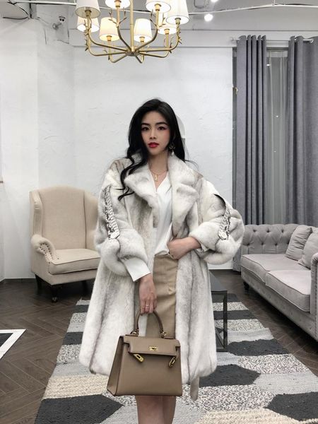 women's fur & faux imported purple velvet mink coat silver cross suit collar mid-length whole women, Black
women's fur & faux imported purple velvet mink coat silver cross suit collar mid-length whole women, Black