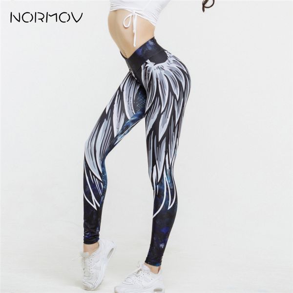 legging normov high tail push up fitness leggings wings print yoga for women sport broek legins mujer a0914, Black
legging normov high tail push up fitness leggings wings print yoga for women sport broek legins mujer a0914, Black