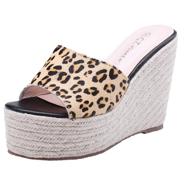 cool horsehair platform shoes super high wedges slippers women arrival unique leopard print slides, Black
cool horsehair platform shoes super high wedges slippers women arrival unique leopard print slides, Black
