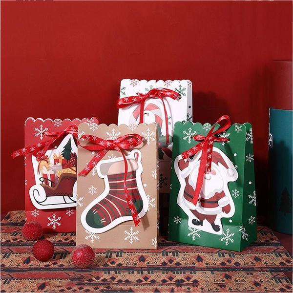 gift wrap 5 pcs christmas candy bags festive xmas boxes goodie paper with ribbons lightweight portable cookies bag
gift wrap 5 pcs christmas candy bags festive xmas boxes goodie paper with ribbons lightweight portable cookies bag