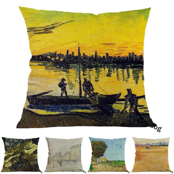 cushion/decorative pillow coal barges painting art cotton and linen square 45*45cm case cushion cover home sofa pillowcase decor
cushion/decorative pillow coal barges painting art cotton and linen square 45*45cm case cushion cover home sofa pillowcase decor