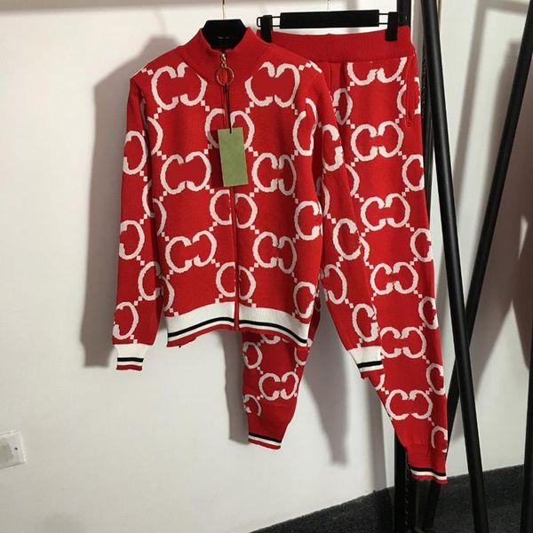 fashion letter jacquard suit sets two piece pants personality elastic zipper jackets outdoor sport style girls trendy pant, White
fashion letter jacquard suit sets two piece pants personality elastic zipper jackets outdoor sport style girls trendy pant, White