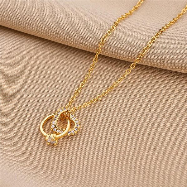 chains cute/sweet heart-shaped design pendant necklace for woman 2021 temperament clavicle chain sweater bride jewelry gift, Silver
chains cute/sweet heart-shaped design pendant necklace for woman 2021 temperament clavicle chain sweater bride jewelry gift, Silver
