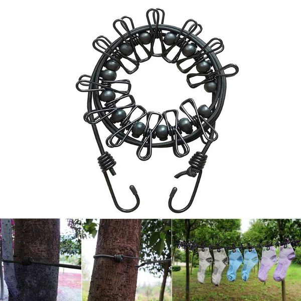hooks & rails portable travel clothesline for home el camping indoor outdoor adjustable 12 clips movable locking beads
hooks & rails portable travel clothesline for home el camping indoor outdoor adjustable 12 clips movable locking beads
