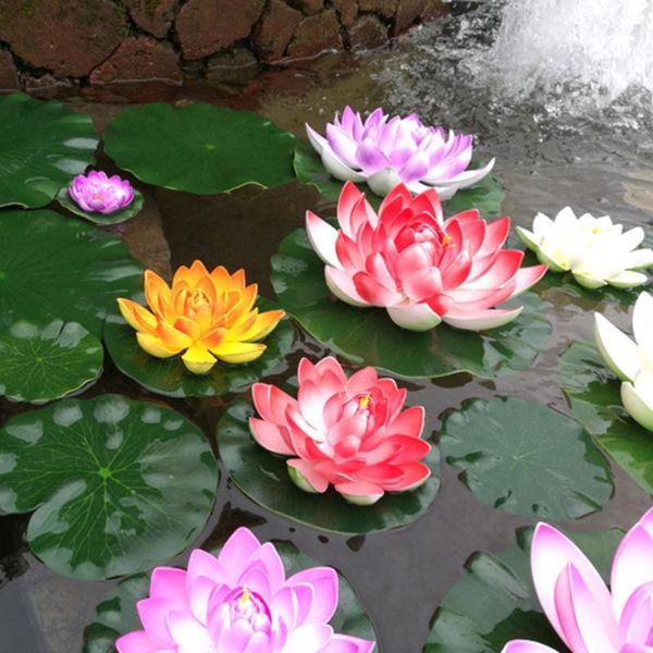 decorative flowers & wreaths 12 pcs pu simulation lotus leaf plant pond duckweed ornament fake landscape decors for home garden supplies (gr
decorative flowers & wreaths 12 pcs pu simulation lotus leaf plant pond duckweed ornament fake landscape decors for home garden supplies (gr