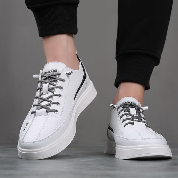 luxury leather men sneakers spring fall white men casual shoes street tide platform designer young men shoes student
luxury leather men sneakers spring fall white men casual shoes street tide platform designer young men shoes student