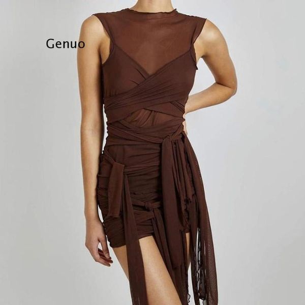 dress ribbons mesh see through bodycon party dresses women clubwear mini sleeveless female slim outfits casual, Black;gray
dress ribbons mesh see through bodycon party dresses women clubwear mini sleeveless female slim outfits casual, Black;gray