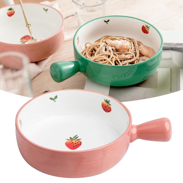 salad bowl soup bowls with handles 600ml strawberry pattern ceramic serving for home kitchen storage
salad bowl soup bowls with handles 600ml strawberry pattern ceramic serving for home kitchen storage
