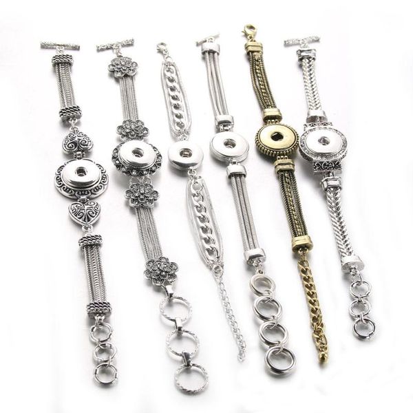 charm bracelets 18mm snap button bracelet bangles vintage bronze jewelry for women adjustable 9438, Golden;silver
charm bracelets 18mm snap button bracelet bangles vintage bronze jewelry for women adjustable 9438, Golden;silver
