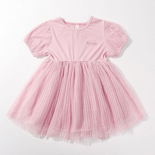 girl's dresses summer dress 2021 short-sleeve line mesh stitching girls kids clothes letter embroidery princess, Red;yellow
girl's dresses summer dress 2021 short-sleeve line mesh stitching girls kids clothes letter embroidery princess, Red;yellow