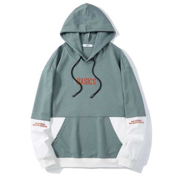 fashion sweater men's long sve hoodie spring and autumn new loose fashion brand college style men's casual coat, Black
fashion sweater men's long sve hoodie spring and autumn new loose fashion brand college style men's casual coat, Black