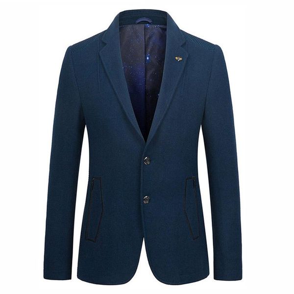 men's suits & blazers 2021 men casual woolen jackets mens slim fit two button blazer black royal blue designer prom traje novio hombre, White;black
men's suits & blazers 2021 men casual woolen jackets mens slim fit two button blazer black royal blue designer prom traje novio hombre, White;black
