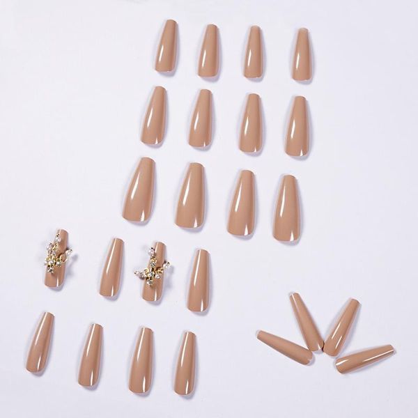 false nails 24pcs milks tea color wear long paragraph fashion manicure patch save time wearable nail wra999, Red;gold
false nails 24pcs milks tea color wear long paragraph fashion manicure patch save time wearable nail wra999, Red;gold