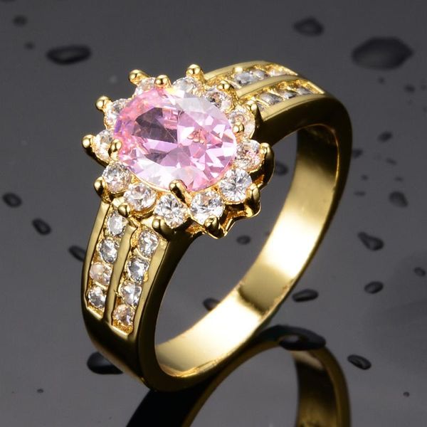 wedding rings luxury female pink oval crystal stone ring charm gold color engagement for women trendy valentines day gift, Slivery;golden
wedding rings luxury female pink oval crystal stone ring charm gold color engagement for women trendy valentines day gift, Slivery;golden