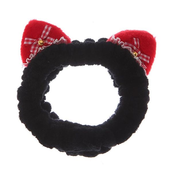 hair accessories cute plush cat ears headband lolita sweet bow bell spa makeup velvet hairband, Slivery;white
hair accessories cute plush cat ears headband lolita sweet bow bell spa makeup velvet hairband, Slivery;white