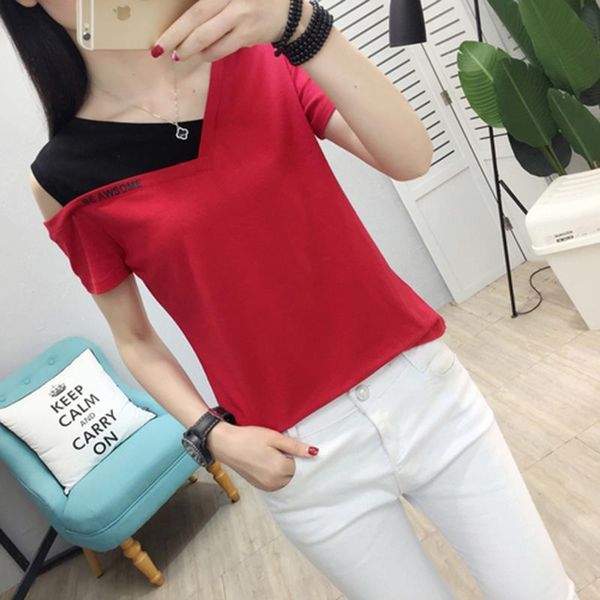 off the shoulder cotton korean women t shirt style summer harajuku white femme poleras mujer
off the shoulder cotton korean women t shirt style summer harajuku white femme poleras mujer