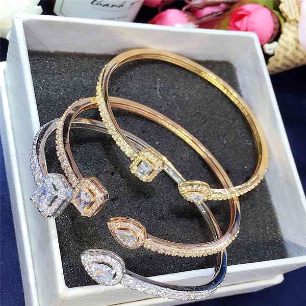 luxury normal cubic zirconia baguette bracelet bangles jewelry man women gold color cuff bracelets birthday gifts b-022, Black
luxury normal cubic zirconia baguette bracelet bangles jewelry man women gold color cuff bracelets birthday gifts b-022, Black