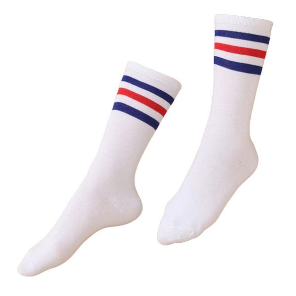men's socks pair of long with 3 bars knee high stockings breathable cotton for size (white), Black
men's socks pair of long with 3 bars knee high stockings breathable cotton for size (white), Black