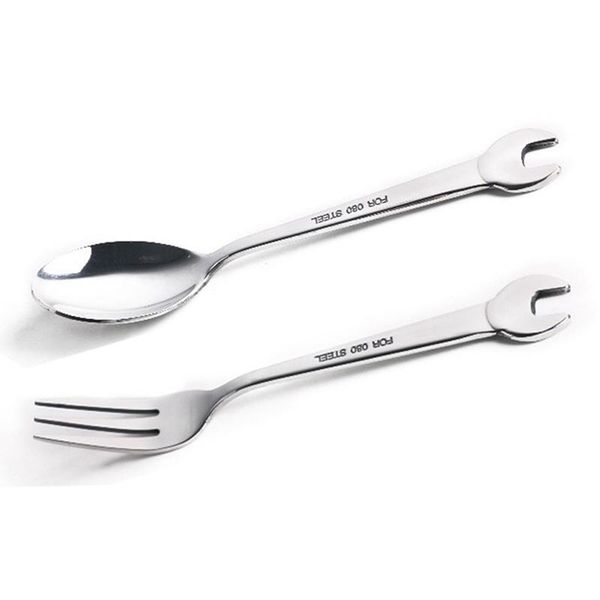 forks 304 stainless steel dinner spoon coffee cutlery set creative wrench shape tea fork tableware family camping kitchen accessories
forks 304 stainless steel dinner spoon coffee cutlery set creative wrench shape tea fork tableware family camping kitchen accessories
