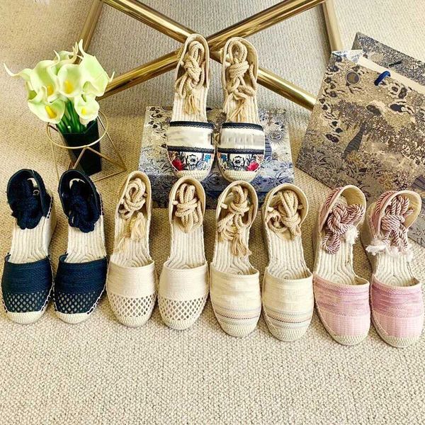 2022 womens fashion flat platform espadrilles sandal designer ladies spring summer high wedge heel canvas pump shoes closed toe, Black
2022 womens fashion flat platform espadrilles sandal designer ladies spring summer high wedge heel canvas pump shoes closed toe, Black