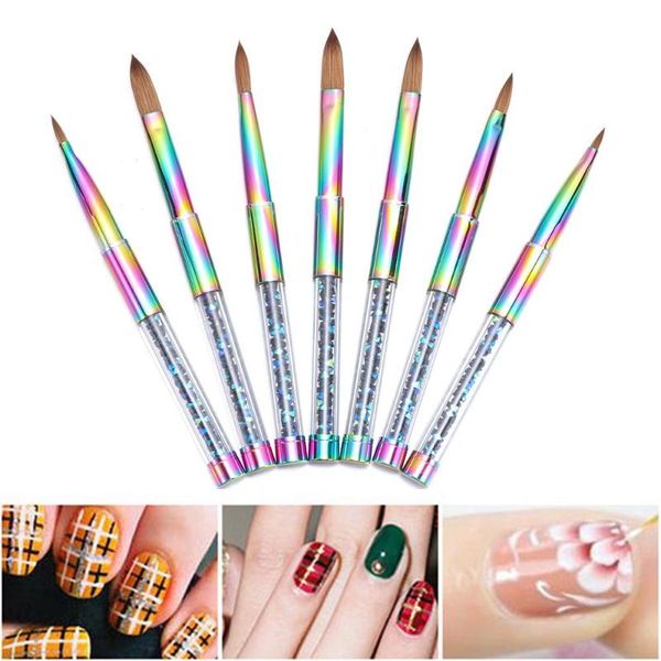 nail brushes 1pc fashion diy art acylic powder tool manicure pen sable painting brush carving, Yellow
nail brushes 1pc fashion diy art acylic powder tool manicure pen sable painting brush carving, Yellow