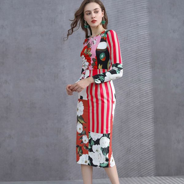 two piece dress elegant spring floral female print dress track sleeve long loincloth color midi office pencil robe party rjxa, White
two piece dress elegant spring floral female print dress track sleeve long loincloth color midi office pencil robe party rjxa, White