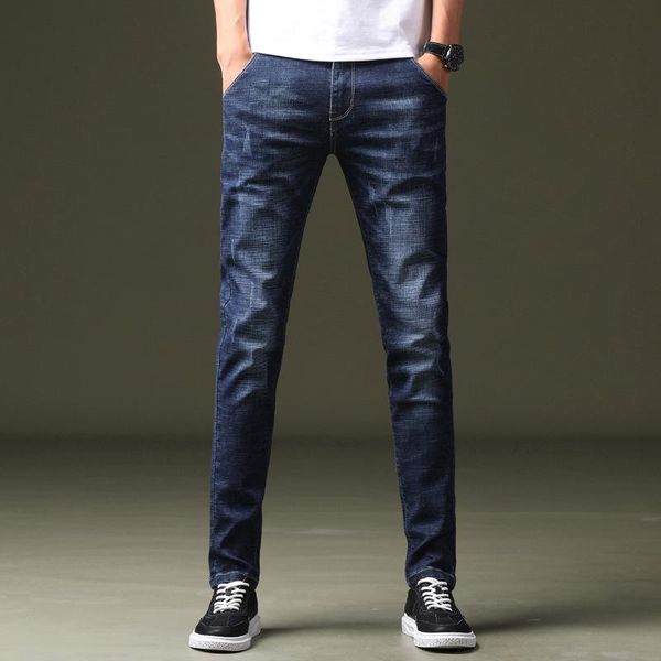 men's jeans thin straight loose 2021 summer classic premium elastic pants brand, Blue
men's jeans thin straight loose 2021 summer classic premium elastic pants brand, Blue