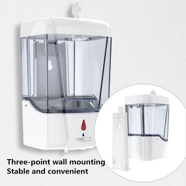 liquid soap dispenser 700ml wall-mount automatic ir sensor kitchen bathroom lotion home use
liquid soap dispenser 700ml wall-mount automatic ir sensor kitchen bathroom lotion home use