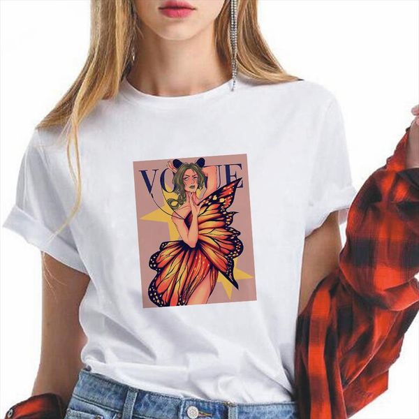 watercolor print and women mens t shirts butterfly girls flowers printed short sleeve beautiful clothes korean shirt, White;black
watercolor print and women mens t shirts butterfly girls flowers printed short sleeve beautiful clothes korean shirt, White;black