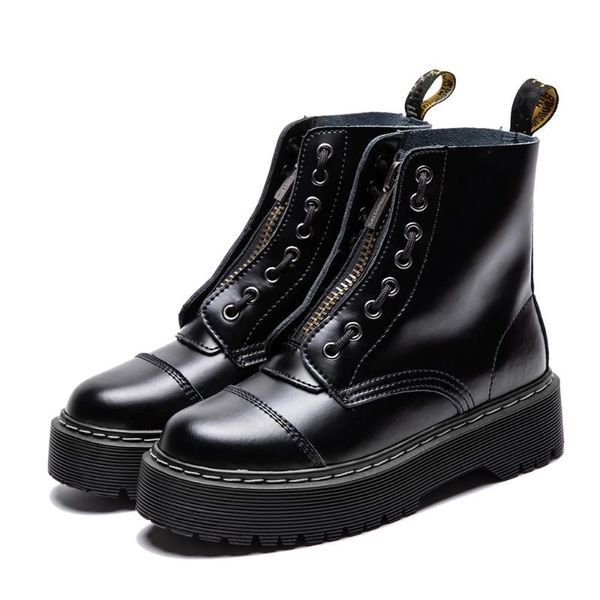 boots drboots women ankle autumn leather female comfortable shoes platform motorcycle botas mujer, Black
boots drboots women ankle autumn leather female comfortable shoes platform motorcycle botas mujer, Black