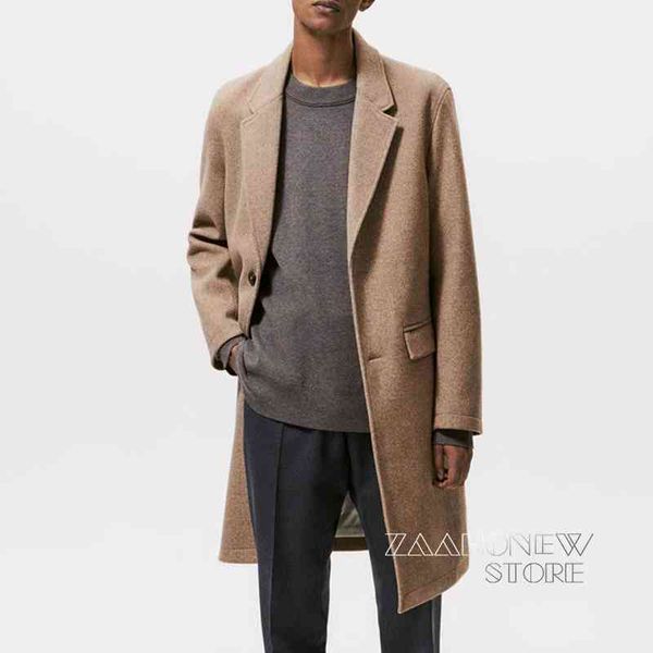 zaahonew - men's vintage wool coat, casual coat with pocket, long warm cloth, autumn and winter, 2022, Black
zaahonew - men's vintage wool coat, casual coat with pocket, long warm cloth, autumn and winter, 2022, Black