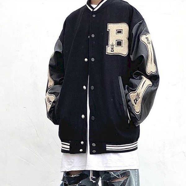 men's jackets high street jacket spring autumn national fashion hip-hop woolen vintage baseball loose coat unisex, Black;brown
men's jackets high street jacket spring autumn national fashion hip-hop woolen vintage baseball loose coat unisex, Black;brown