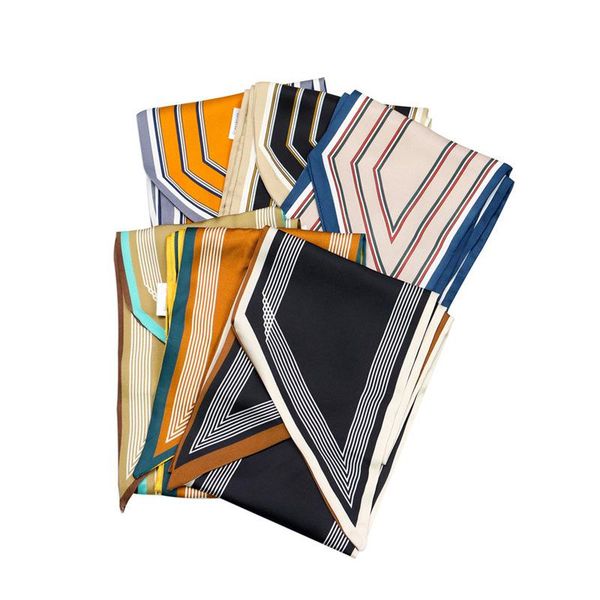 scarves 2021 summer double color stripe wide long silk scarf female wrist tie hair ribbon bag belt for women, Blue;gray
scarves 2021 summer double color stripe wide long silk scarf female wrist tie hair ribbon bag belt for women, Blue;gray