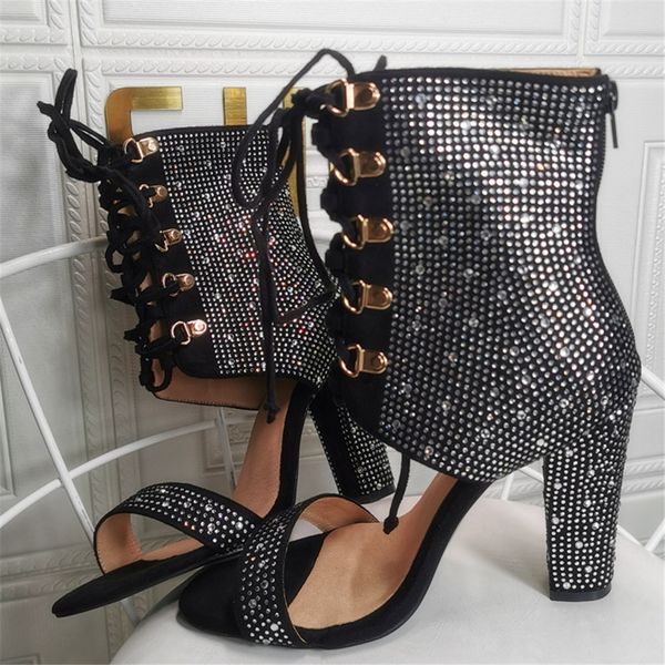 summer gladiator high heels crystal sandals roman open toe strip shoes female party wedding rope sandals big size14 15 f27, Black
summer gladiator high heels crystal sandals roman open toe strip shoes female party wedding rope sandals big size14 15 f27, Black