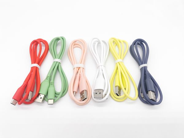 2.4a usb to type c cables cable food grade silicone macarone type-c fast charging data wire via dhl 100+
2.4a usb to type c cables cable food grade silicone macarone type-c fast charging data wire via dhl 100+